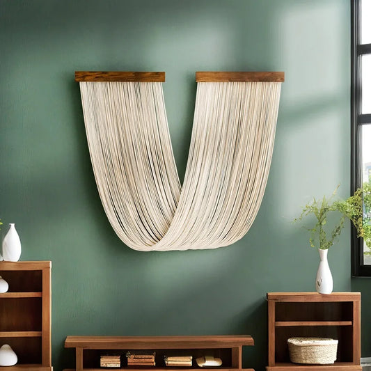 Cotton Rope Tapestry - Handmade Wall Hanging Decor