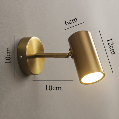 LED Wall Lamp - Adjustable Angle for Bedroom & Living Room