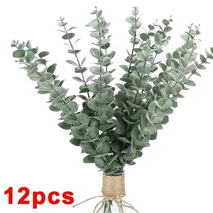 Green Eucalyptus Stems - 12-36pcs Plants for Decor