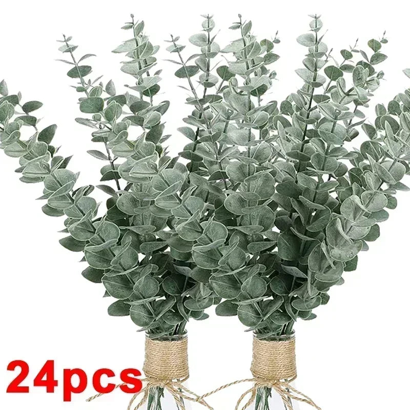 Green Eucalyptus Stems - 12-36pcs Plants for Decor