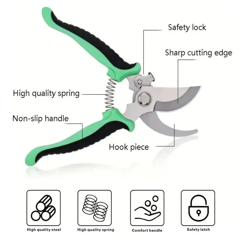 Professional Garden Pruners - Multifunctional Bird Beak Clippers