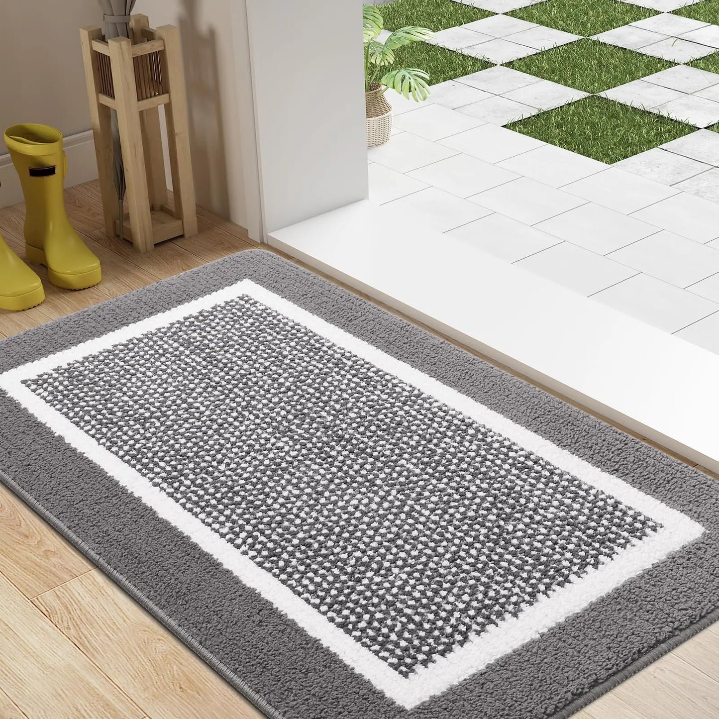 Entrance Door Mats - Super Absorbent, Non-Slip, Washable