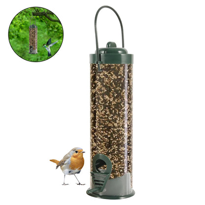 Bird Feeder PVC Tube - Weatherproof, 2 Ports, 1/2PCS