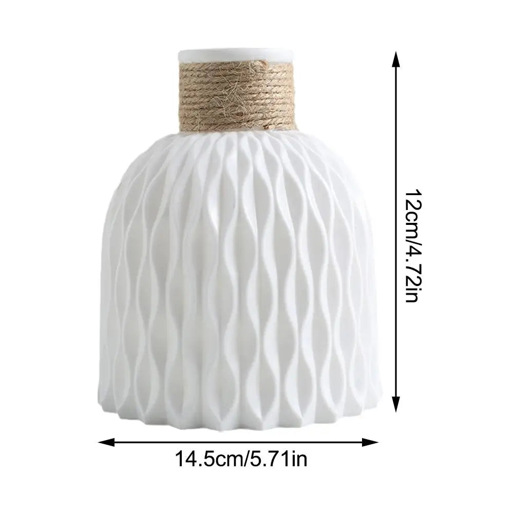 Plastic Rope Vase - Flowerpot for Home Decor