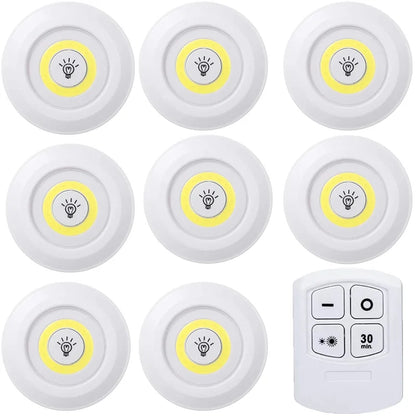 Dimmable LED Under Cabinet Light - Remote Control, Battery Powered